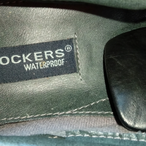 Dockers Gordon Leather Shoes Mens Size 8.5M Oxford Dress Cap Toe Lace Up Black - Picture 4 of 7